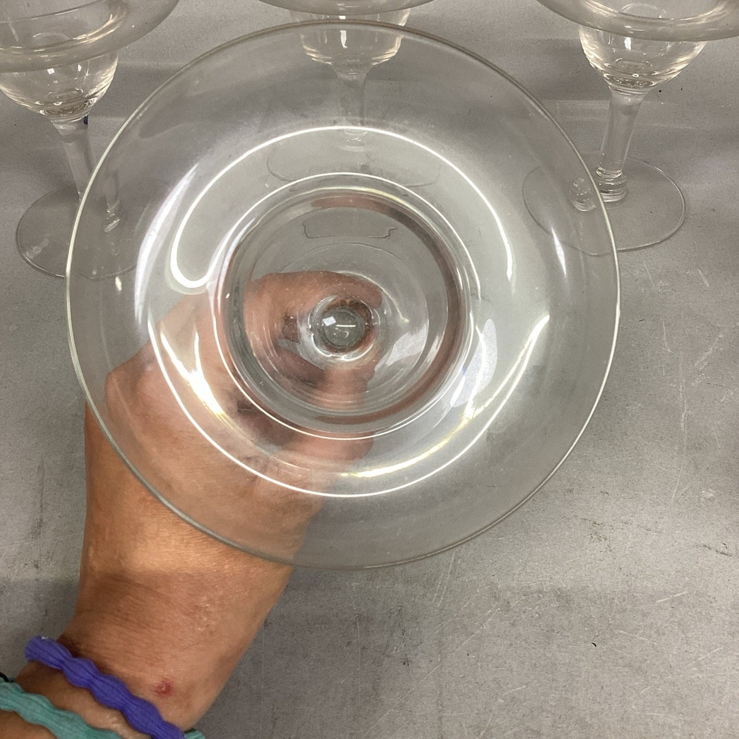 Lot Of 6 Margarita Glasses With 3 Other Glasses