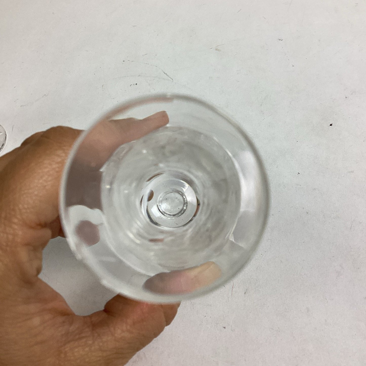 Set Of 3 Stuart Cut Glass Vases - 5.5”H