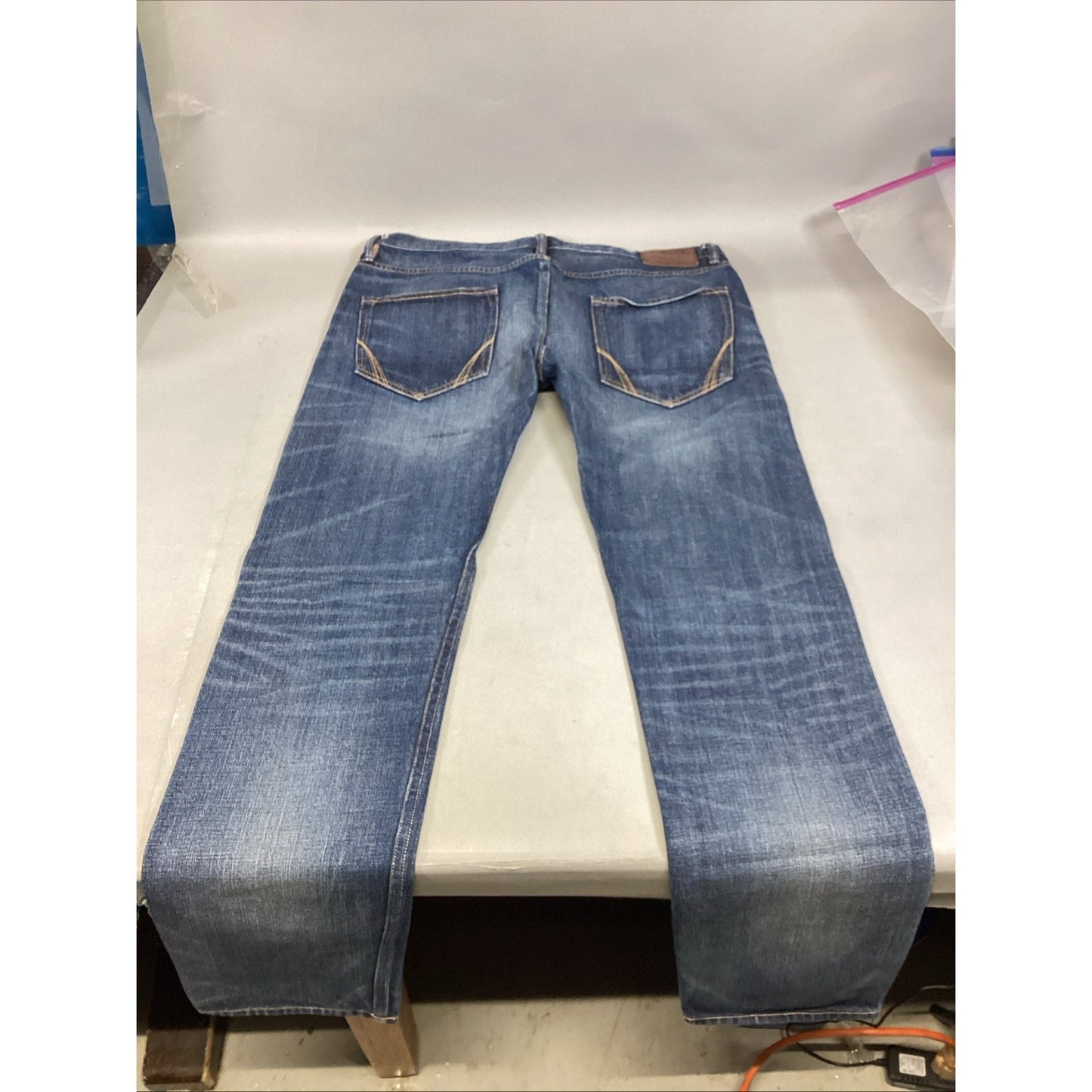 Allsaints Spitalfields Men’s 4 Button Denim Blue Jeans - #1A52-23