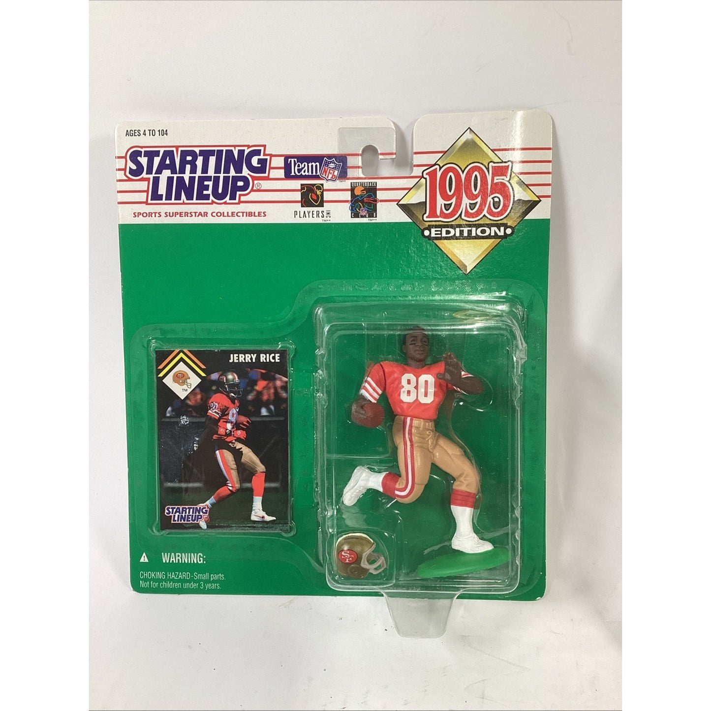 Starting Line Up 1995 Jerry Rice & 1997 Dan Marino Action Figures