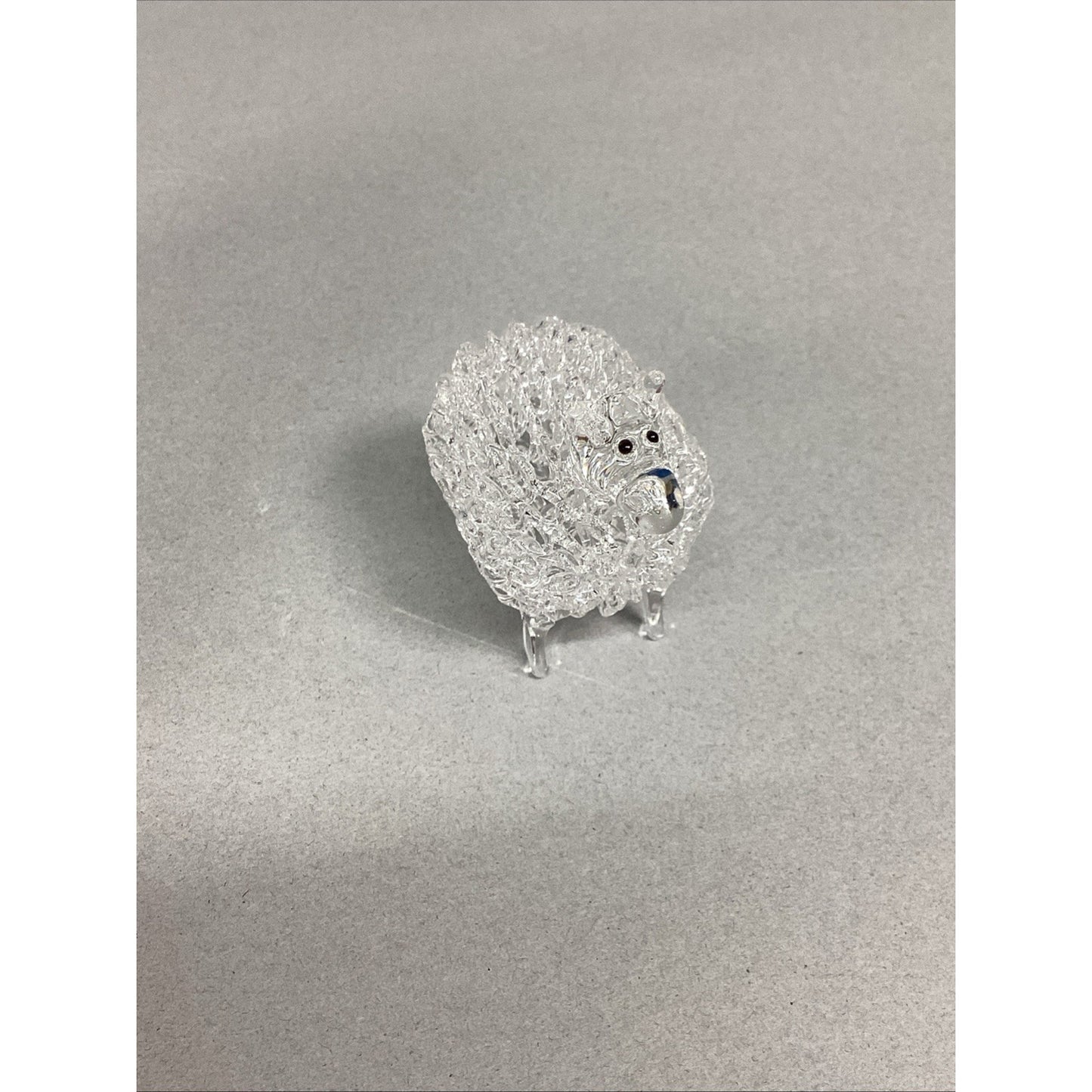 Vintage Small Glass Sheep Figurine