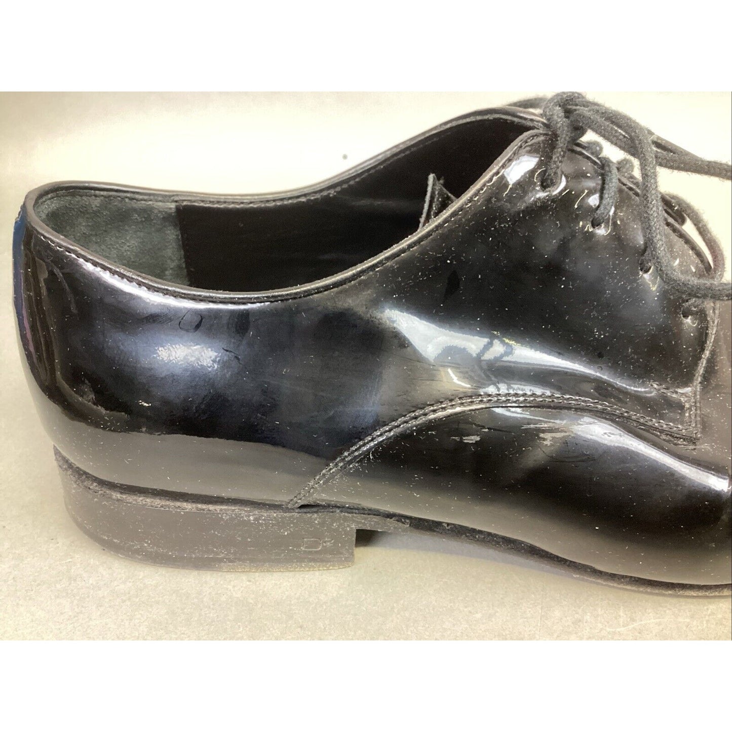 Dsquared2 Men’s Black Glossy Dress Shoes - Size 43 - Made In Italy