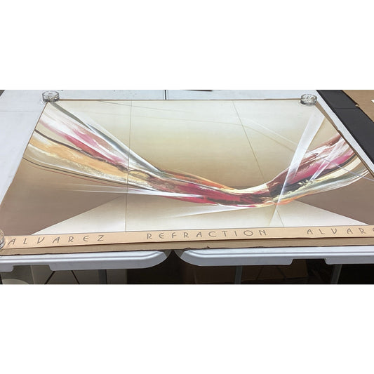 1985 Ella Alvarez Refraction Litho Print - 46x38”