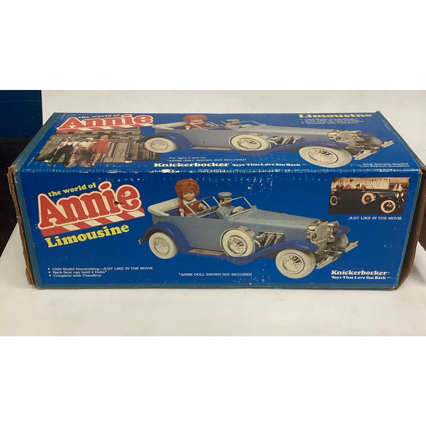 Vintage 1982 Knickerbocker The World Of Annie Limousine Vehicle Sealed - NOS