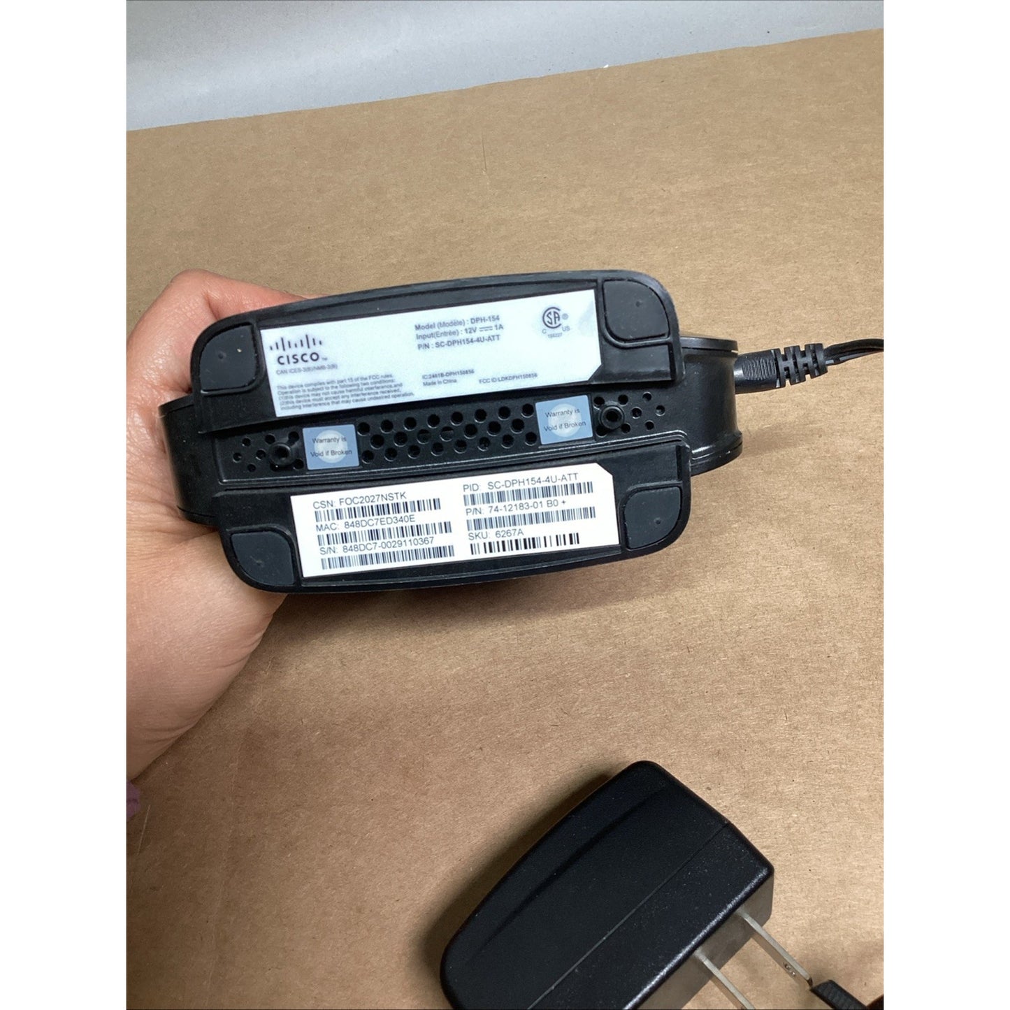 AT&T Microcell CISCO Model DPH-154 Wireless Cell Signal Booster