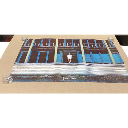 Vintage Marc O’Polo Woman In Front Of Building Poster - 39.5x27.5”