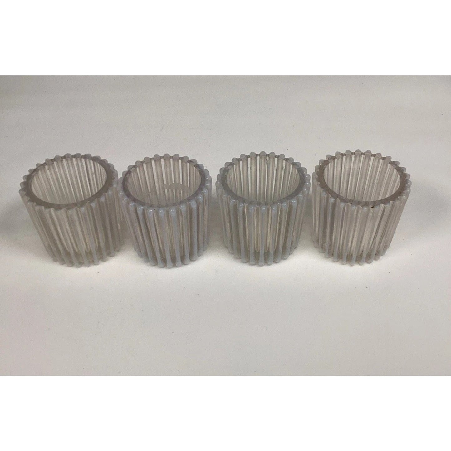 1889 EAPG Opalescent Toothpick Holders -BEATTY RIB Pattern by Beatty & Sons (4)
