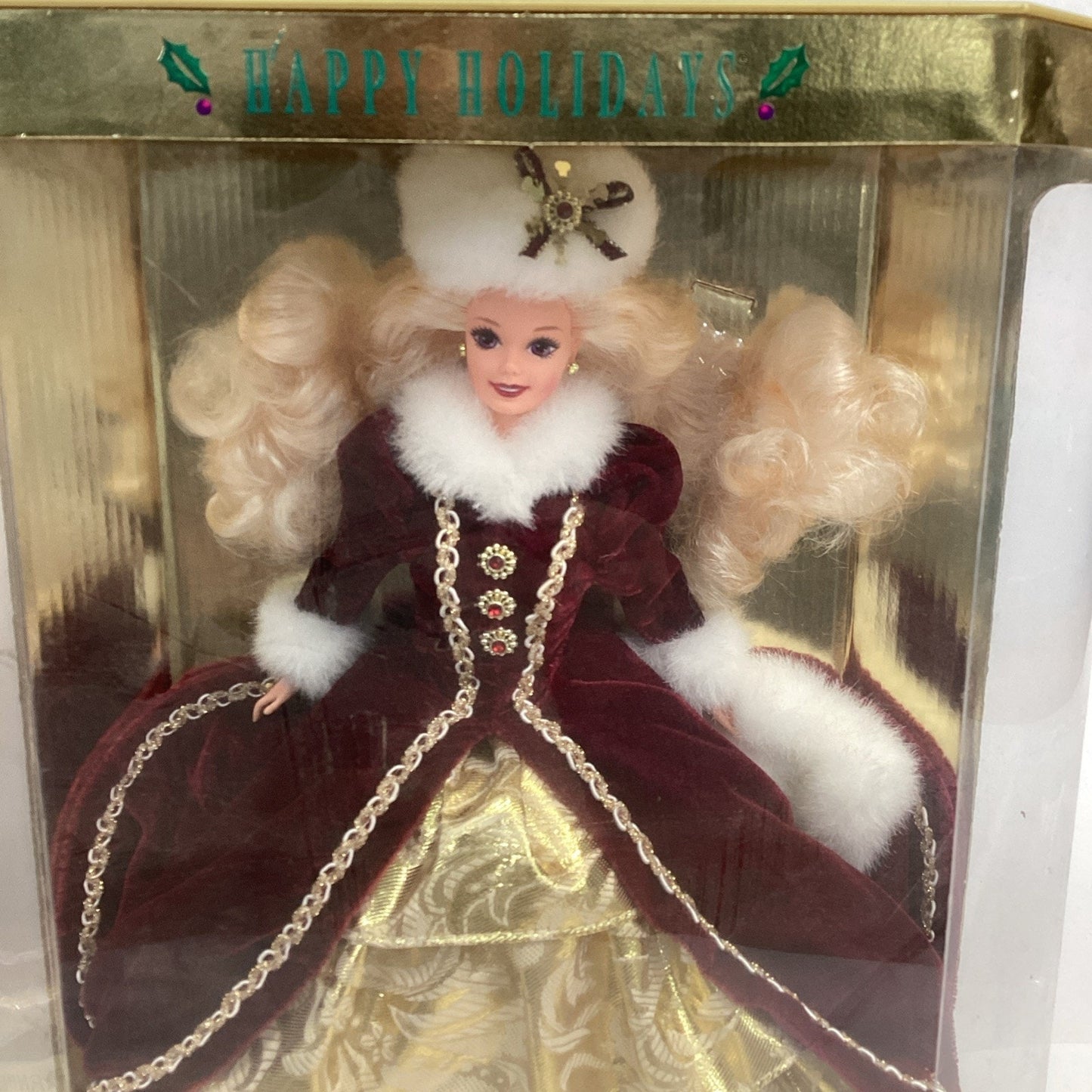Set Of 2 Vintage 1996 HAPPY HOLIDAYS BARBIE Special Edition Doll New #15646