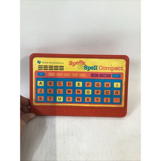 Texas Instruments Speak & Spell Compact - Rare Vintage Toy