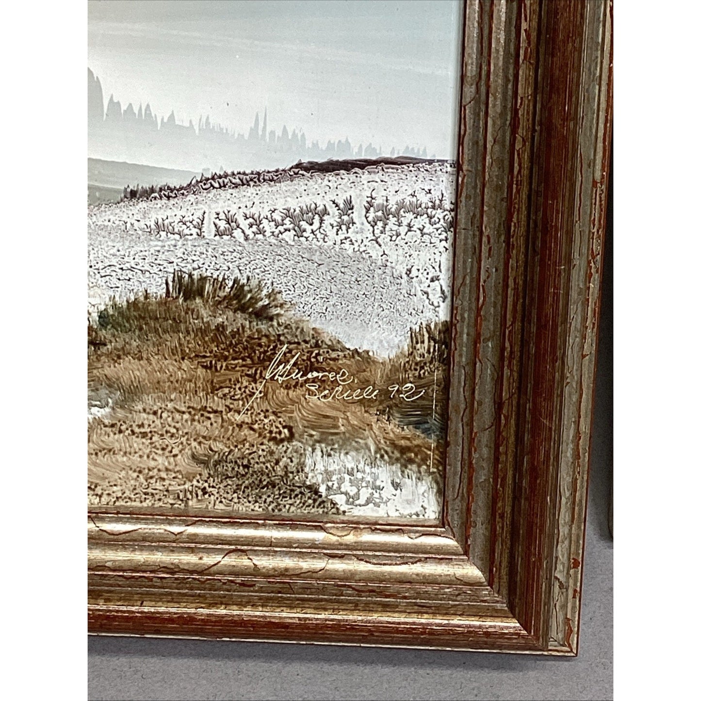 Set Of 2 Landscape Pictures - Signed By Schiele - 1992