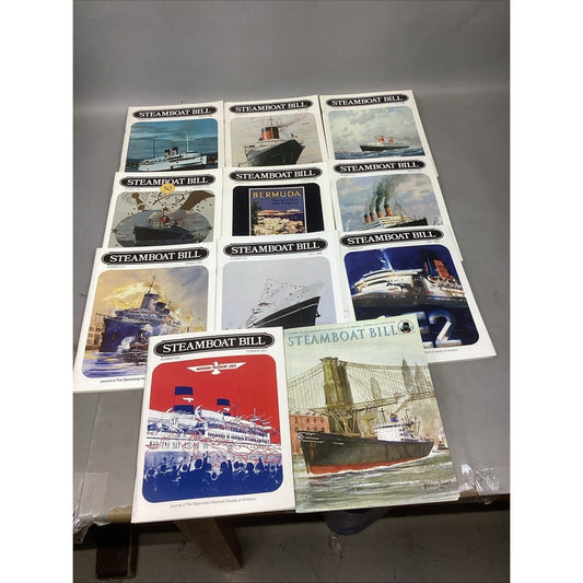 Lot Of 11 - Steamboat Bill - 1980, 1983, 1989-1990, 1994-1996, 1999, 2001 & 2009