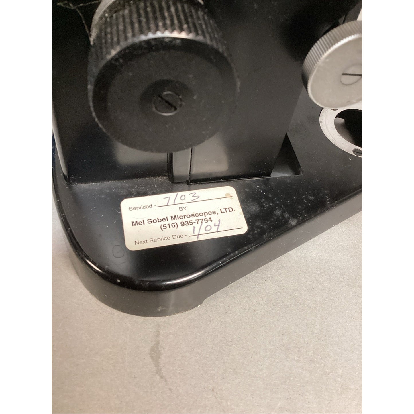 Vintage Ernst Leitz Wetzlar Microscope - Serial #740681 - Serviced By Mel Sobel