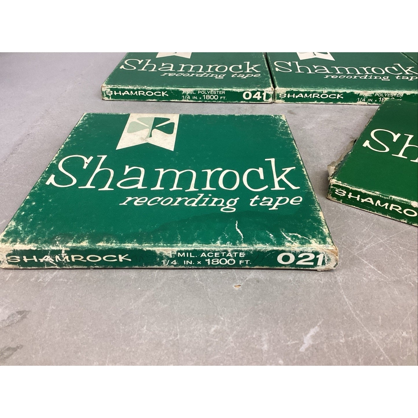 Lot Of 11 Vintage Shamrock Recording Tape - #041 - Used - Pre-Recorded