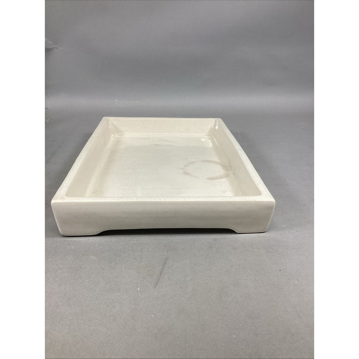 Porcelain Heavy White Serving Tray - 15.75x10.75x2”