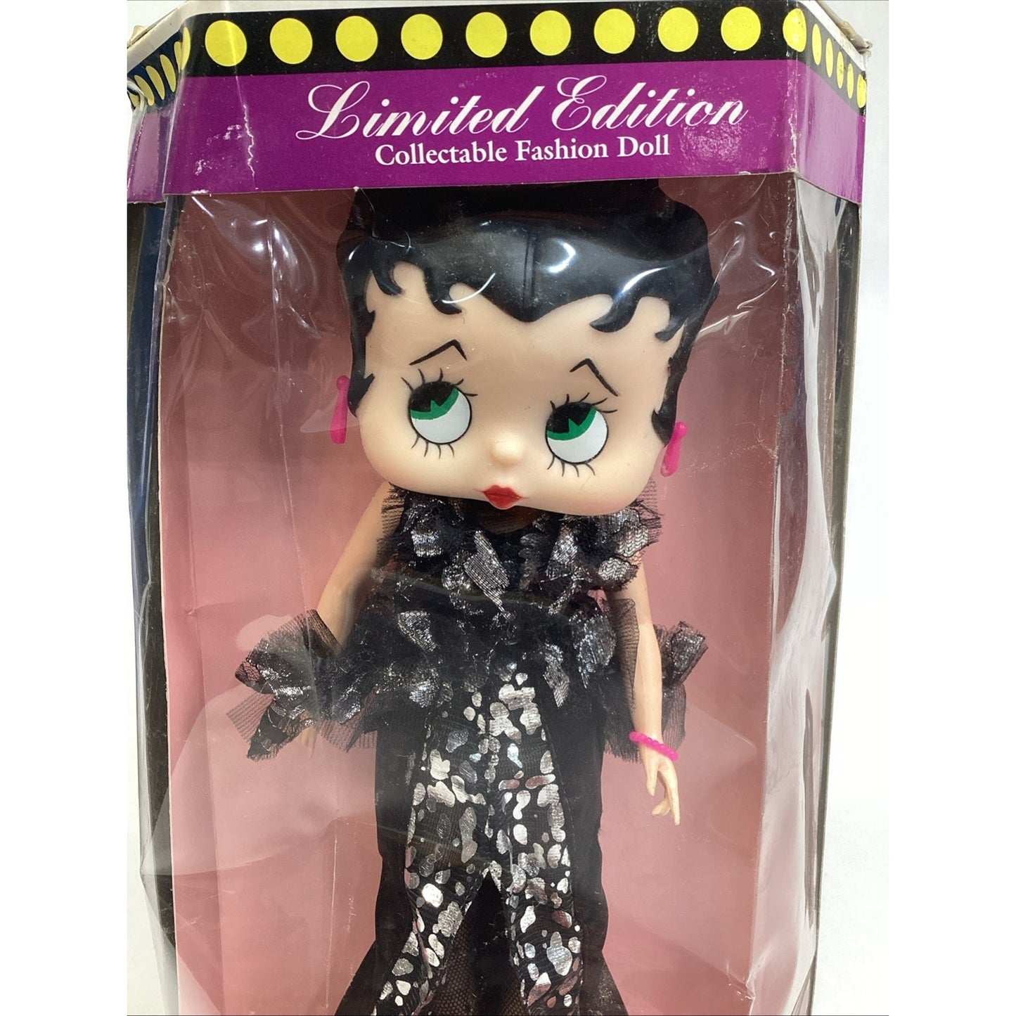 Vintage Betty Boop 1986 Limited Edition Doll W/ Stand - New