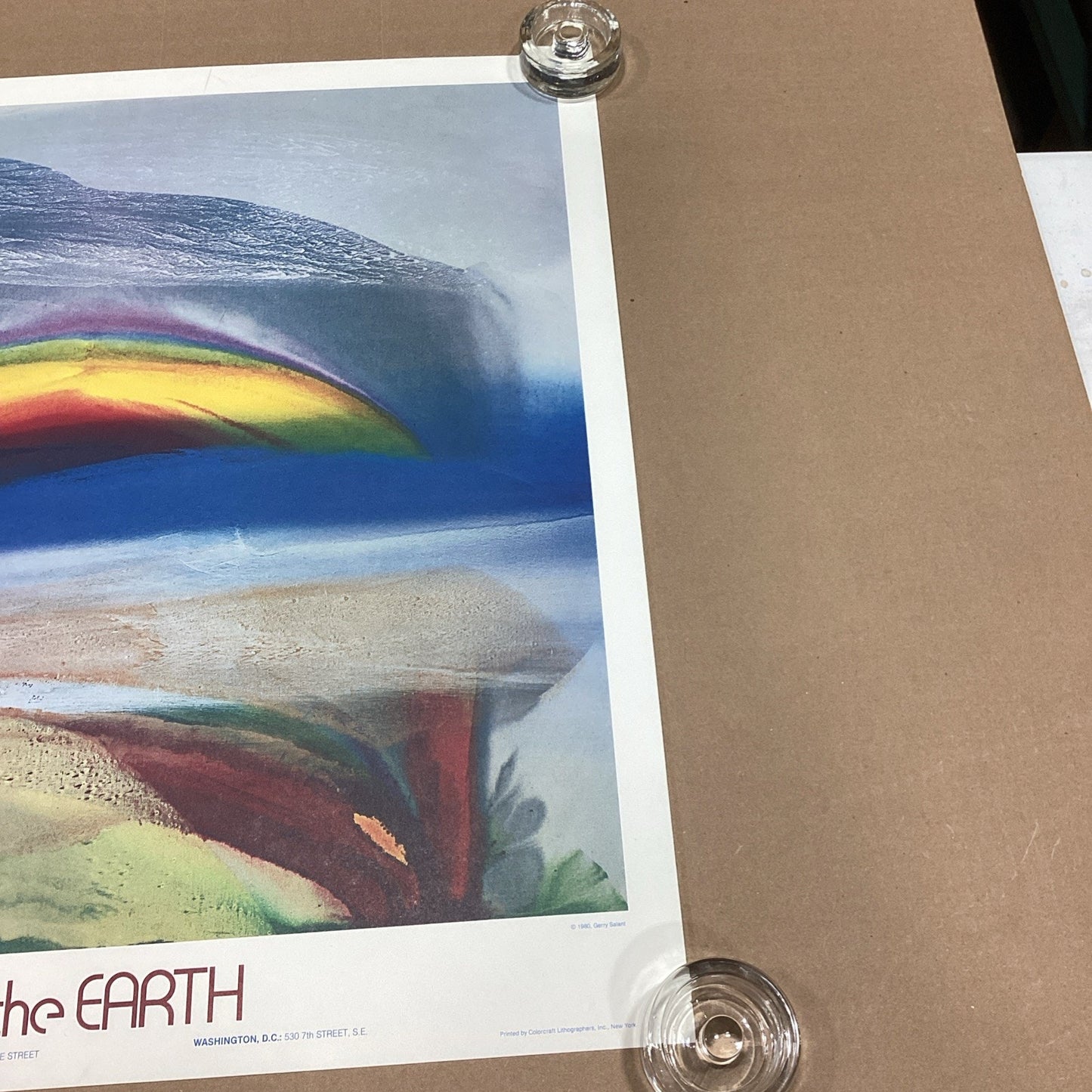 1980 Gerry Salant Friends Of The Earth Art Print Poster - 26.25x25”