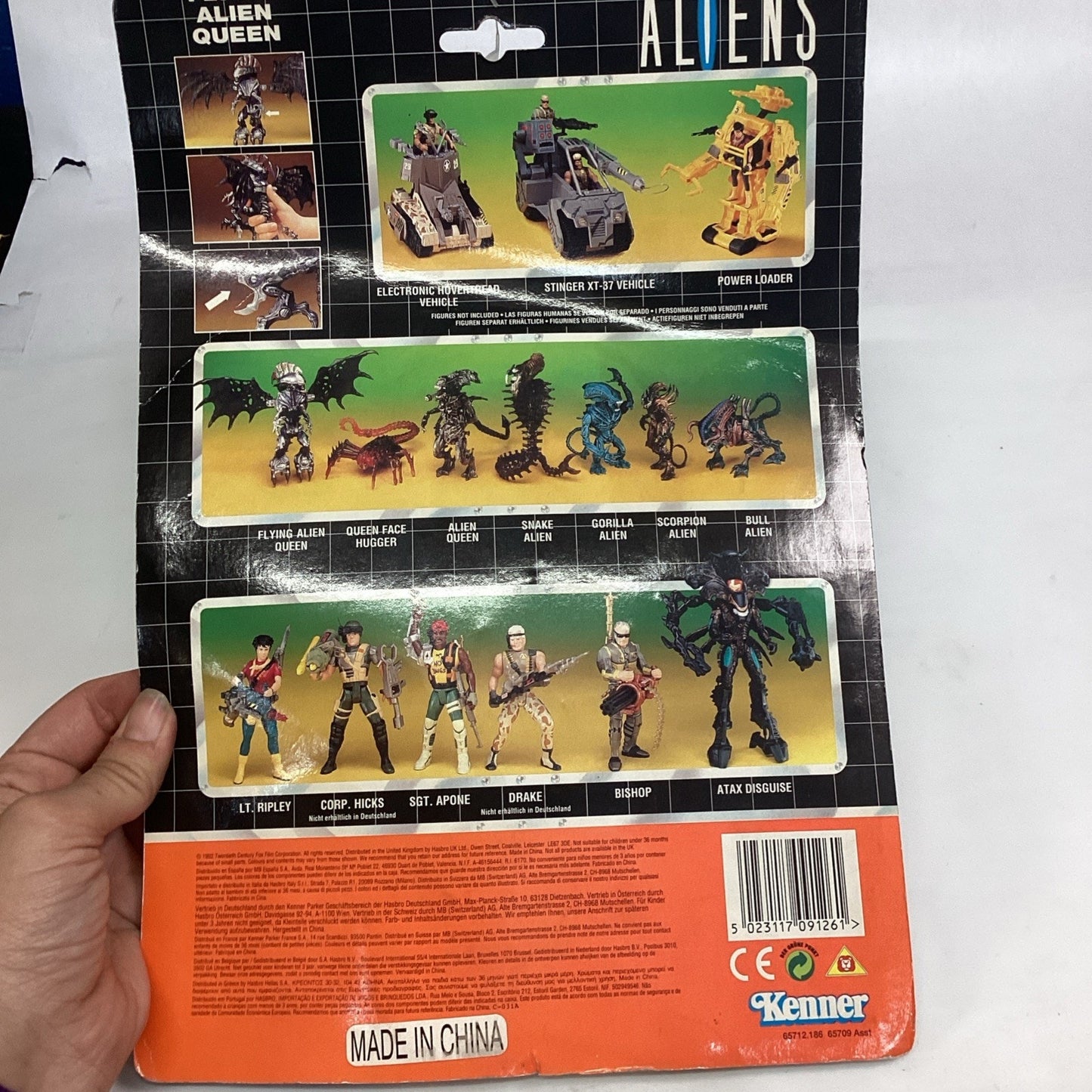 Vintage Rare NOS 1992 Flying Alien Queen Action Figure Foreign Version