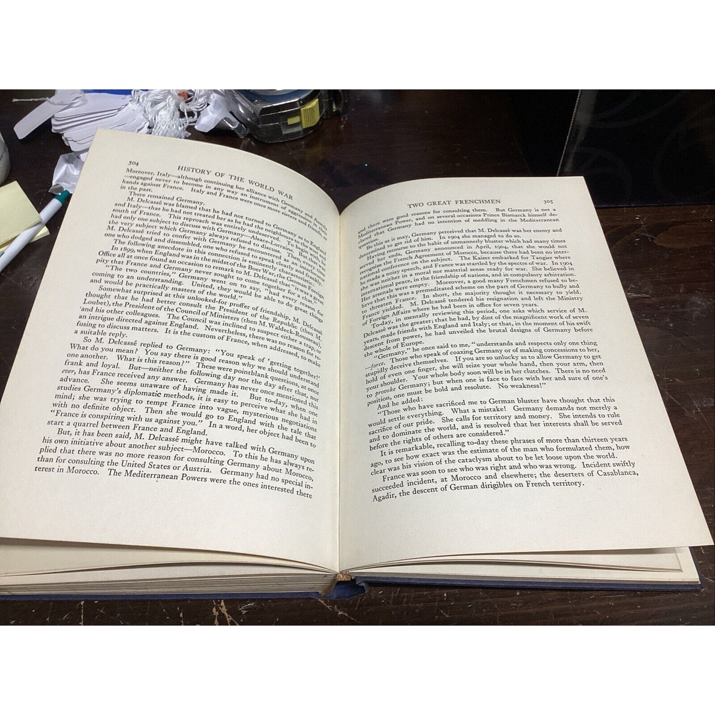 Antique 1917-1920 History Of The World War by Frank H. Simonds Volumes 1-5