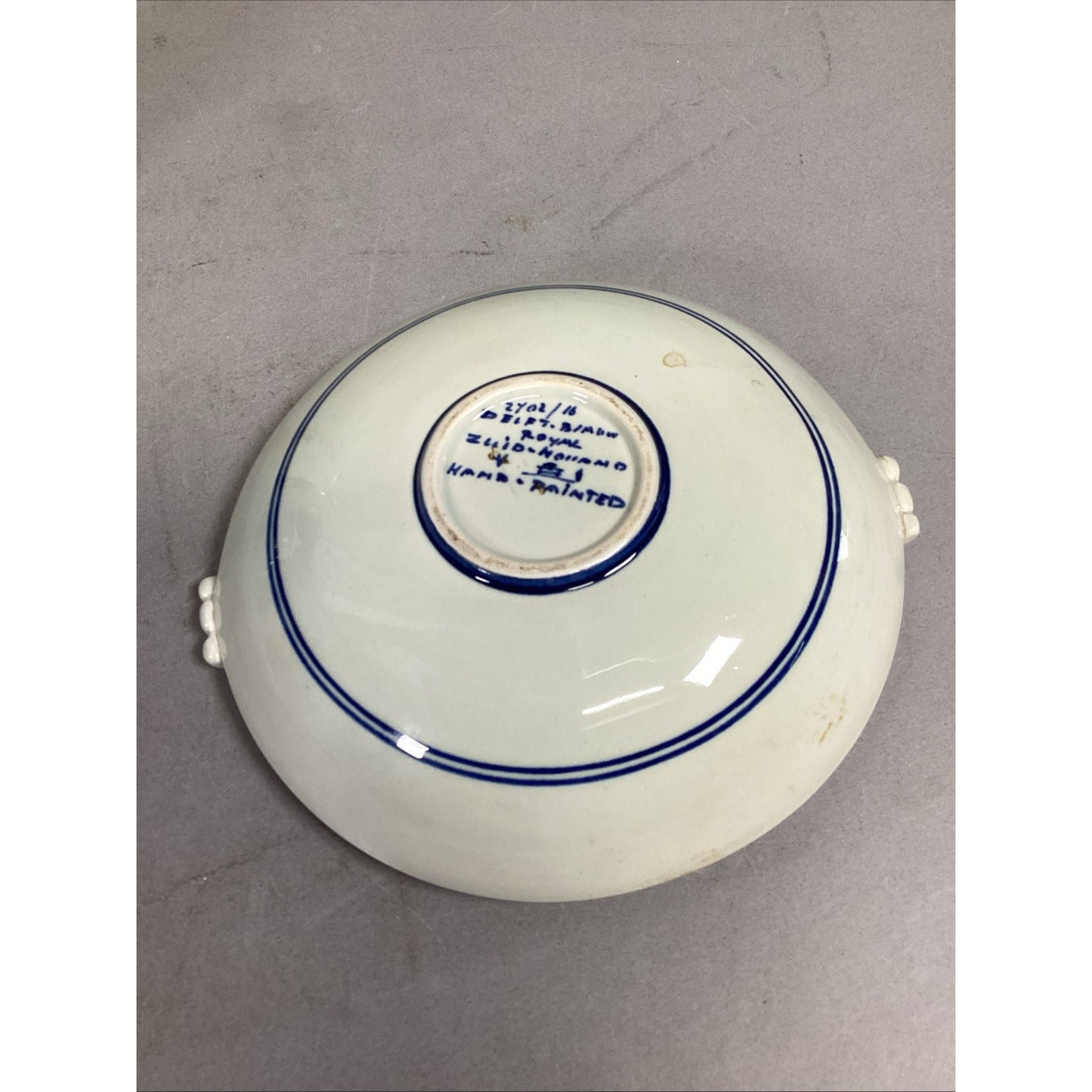 Delft Sugar Bowl, Jug, Bowl And Shoe Figurines - Made In Holland