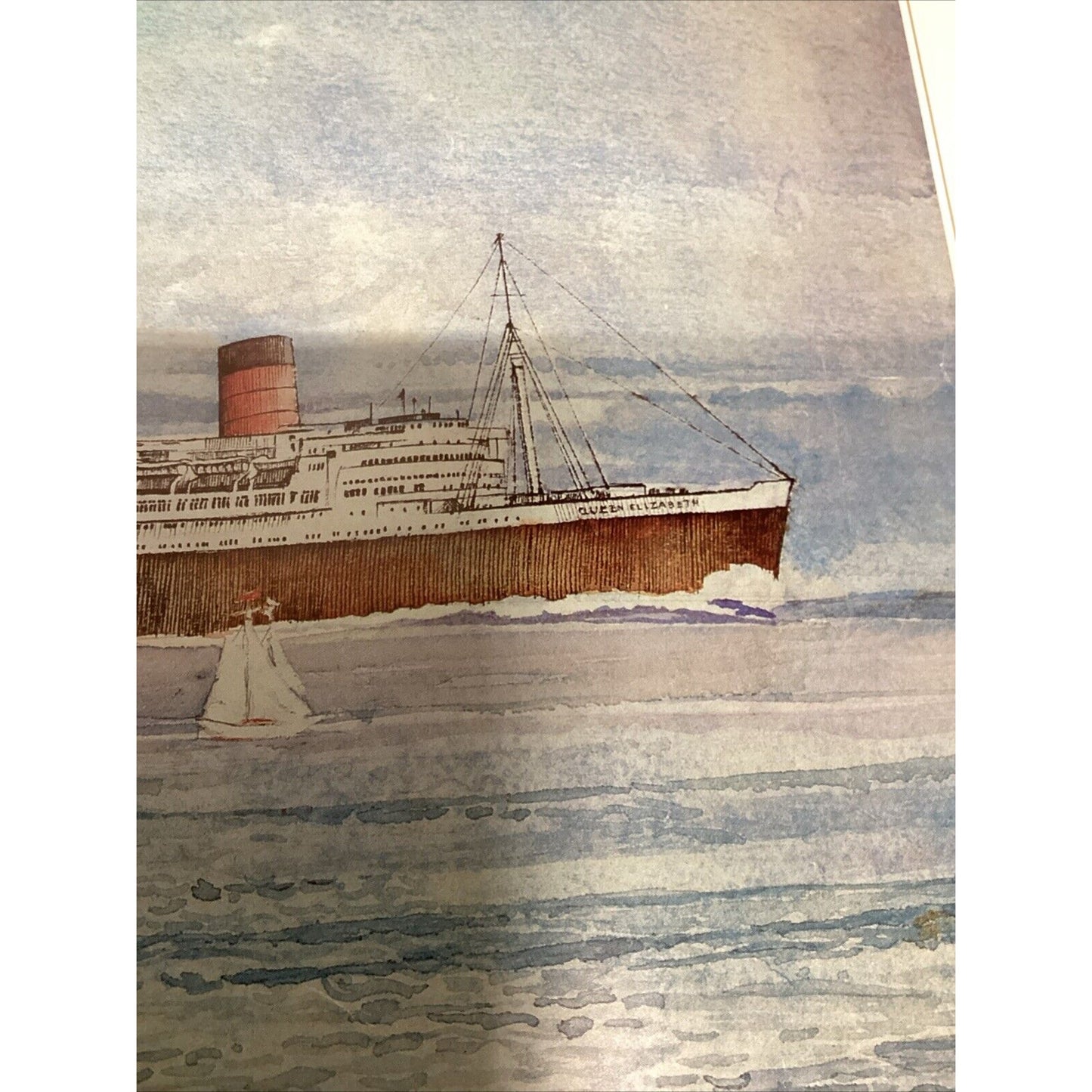 The Legendary Queens - Cunard Queen Mary, QE & QE2 Poster - 29 3/4”x20”