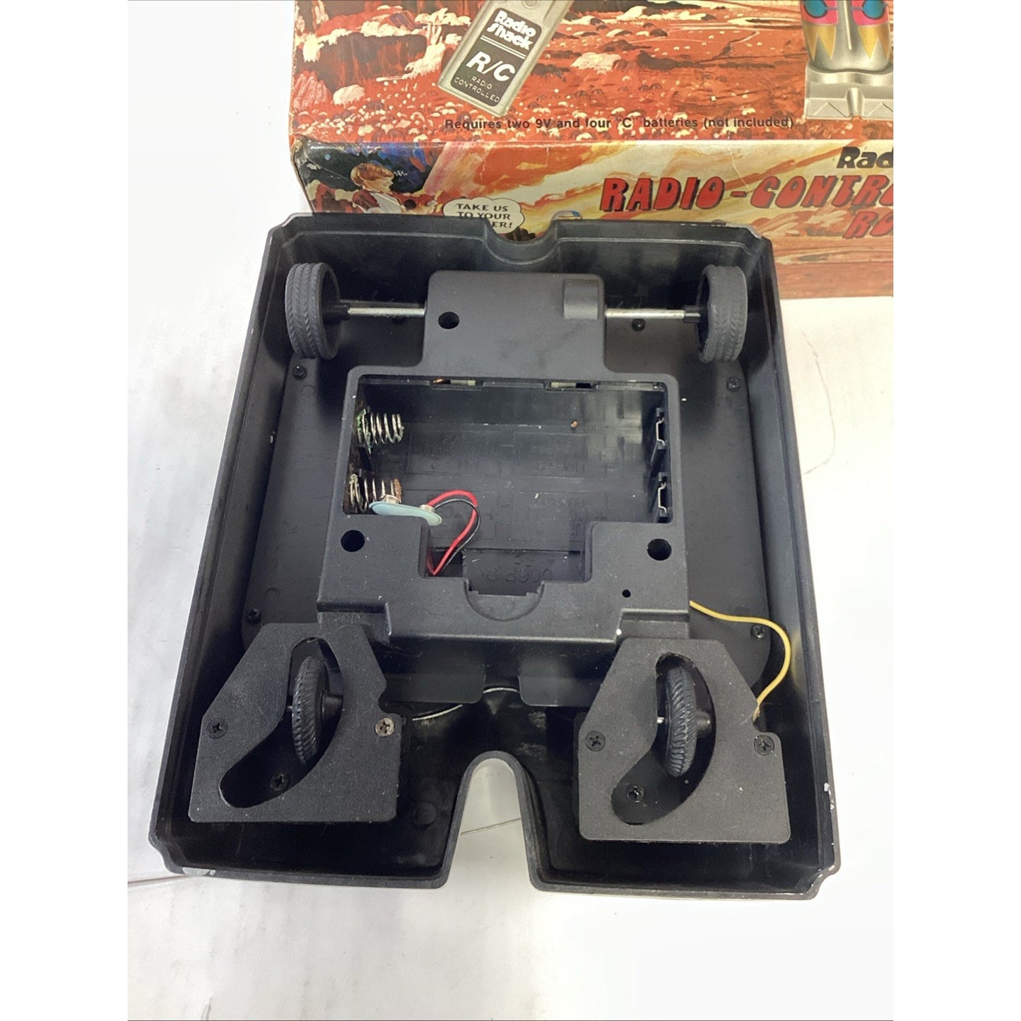 Radio Shack Radio-Controlled Toy with Remote, Model 60-3023A Incomplete