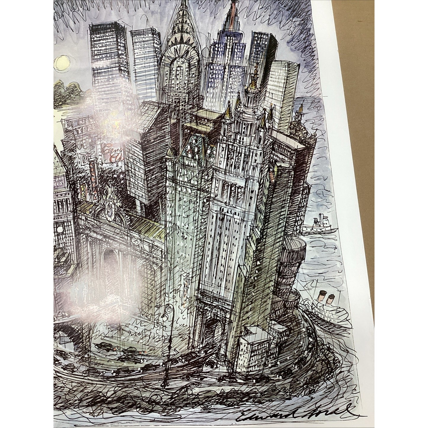 Edward Sorel NYC - New York, New York Liberty House/Hawaii - 37x24”
