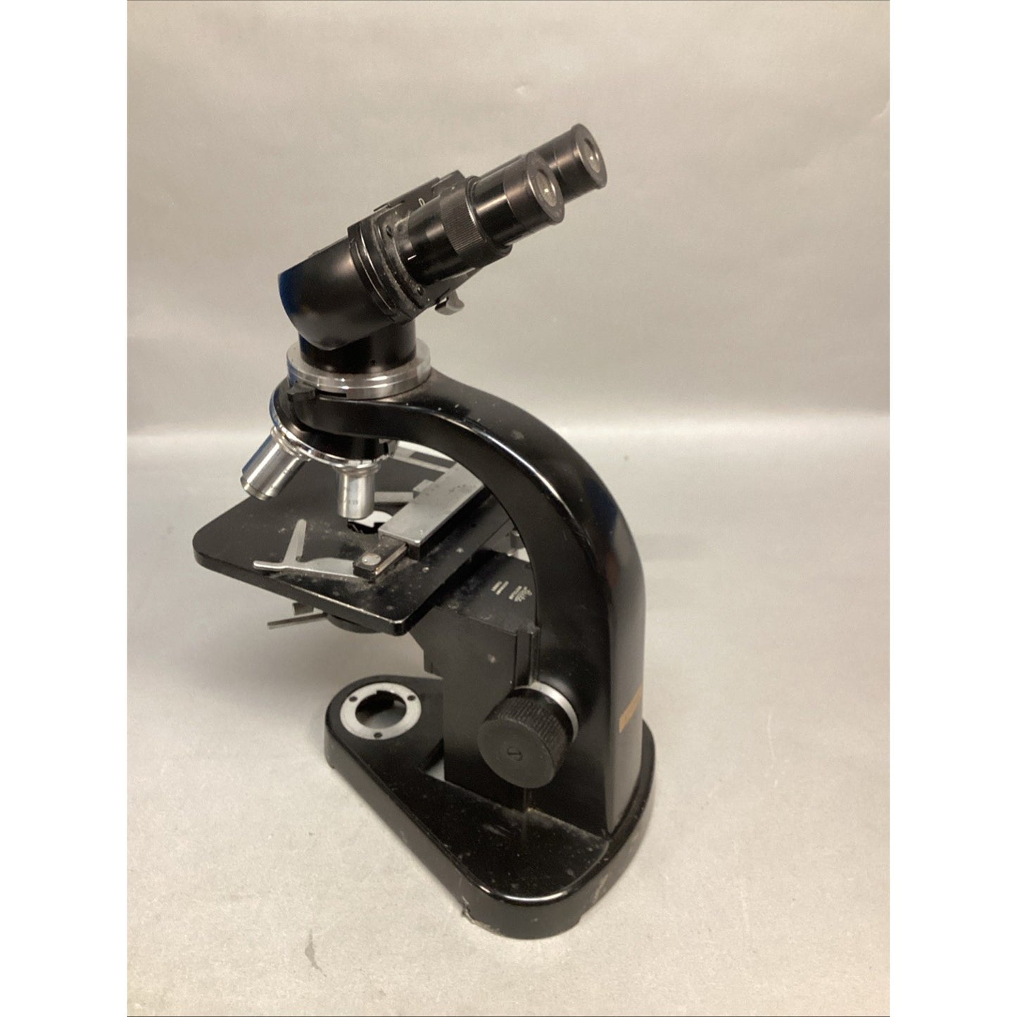 Vintage Ernst Leitz Wetzlar Microscope - Serial #740681 - Serviced By Mel Sobel