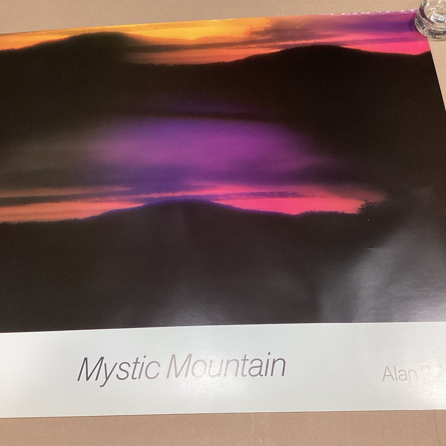1985 Alan S. Maltz Series One Country Magic Mystic Mountain Poster - 29.75x24”