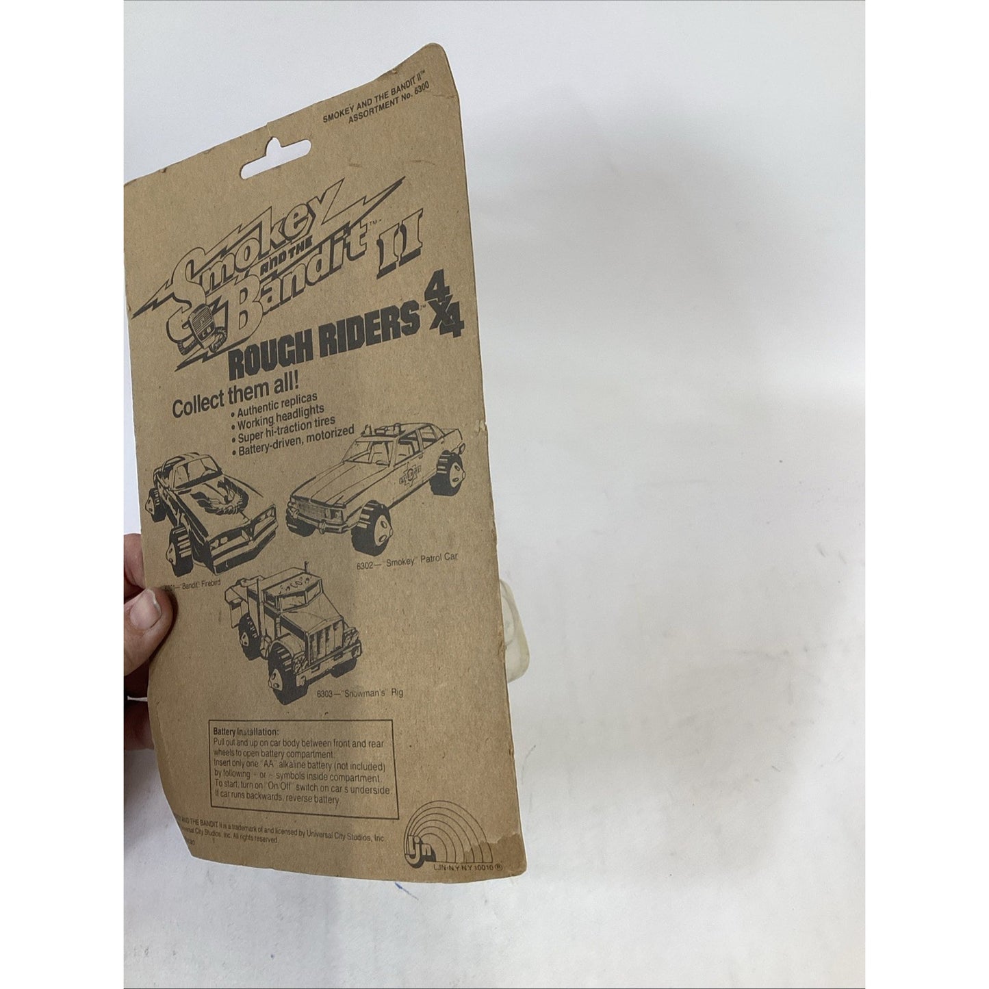 Vintage NOS 1981 Rough Riders 4x4 Smokey and the Bandit II Smokey Patrol Car