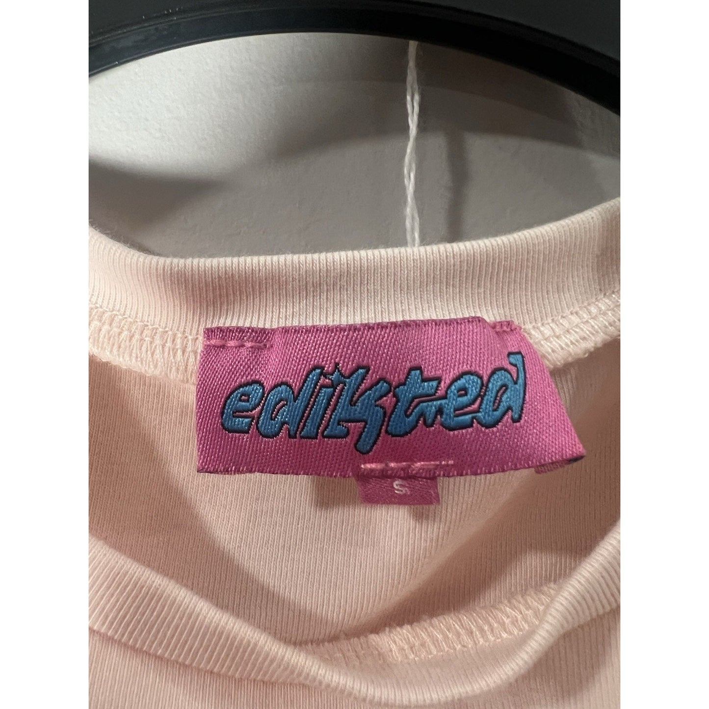 Edikted Women's Eight Ball S Tee Shirt EUC Pink