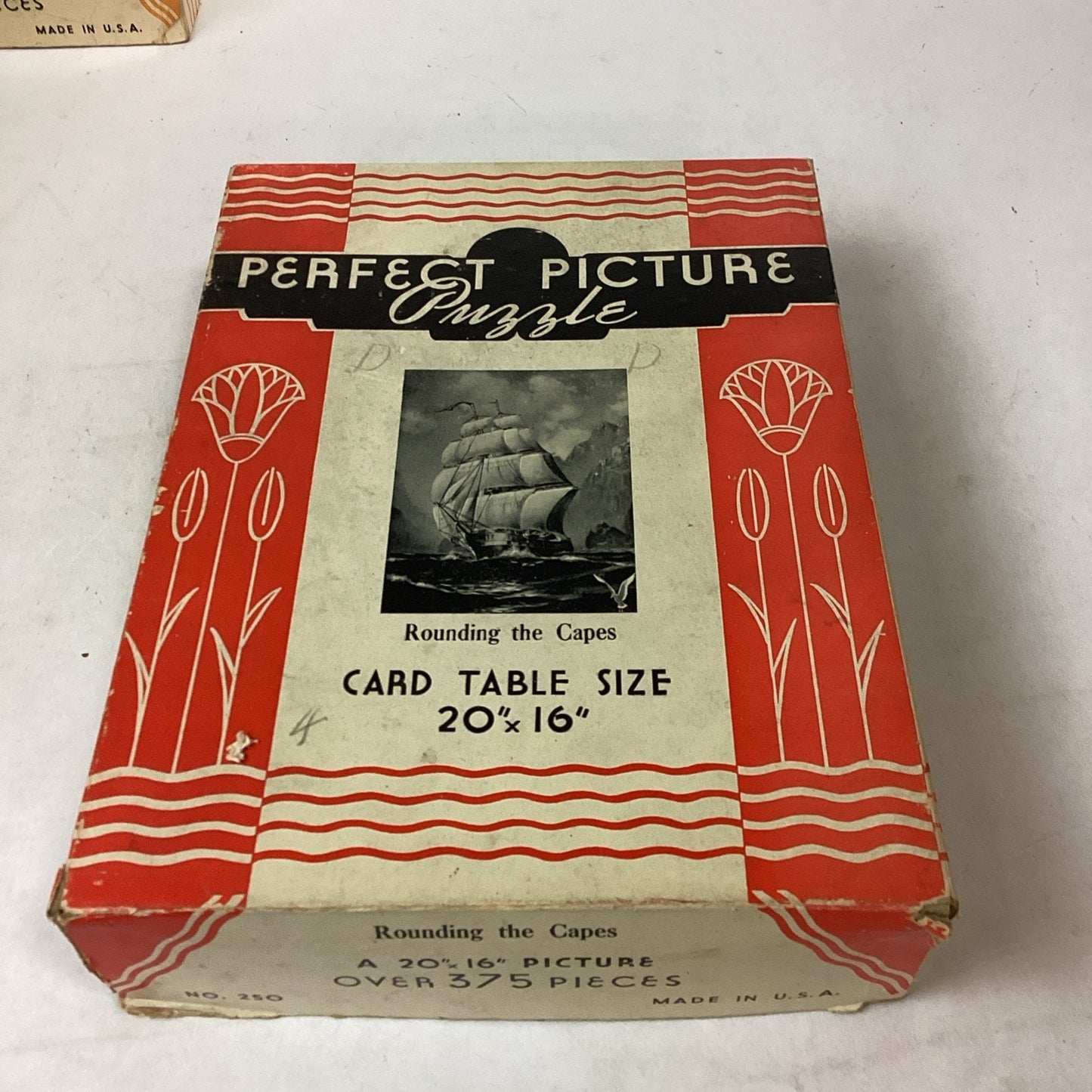 Set Of 6 Vintage Wooden Perfect Picture Puzzles