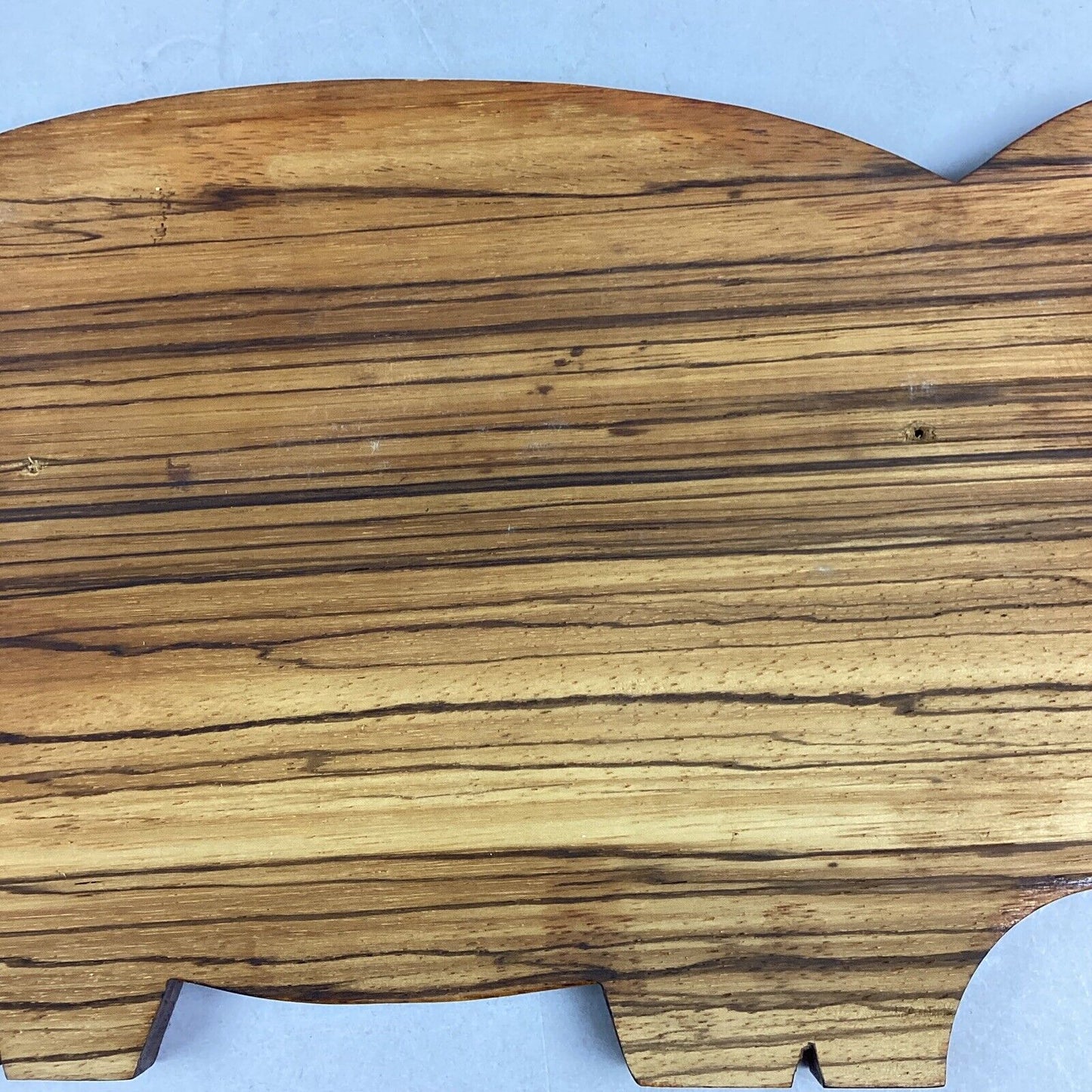 Vintage Wooden Pig Cutting Board - 16.25”