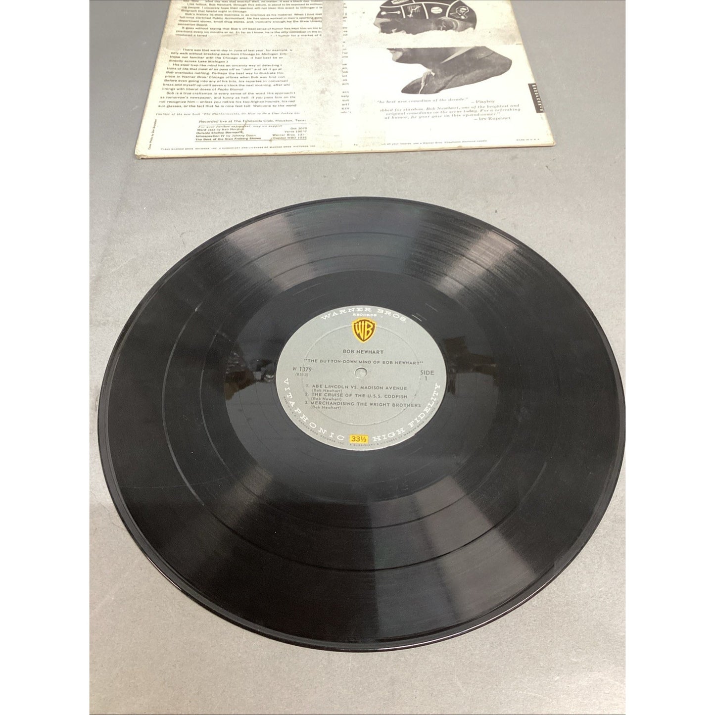1960 The Button-Down Mind Of Bob Newhart Comedy Record Vinyl 33RPM 12" LP