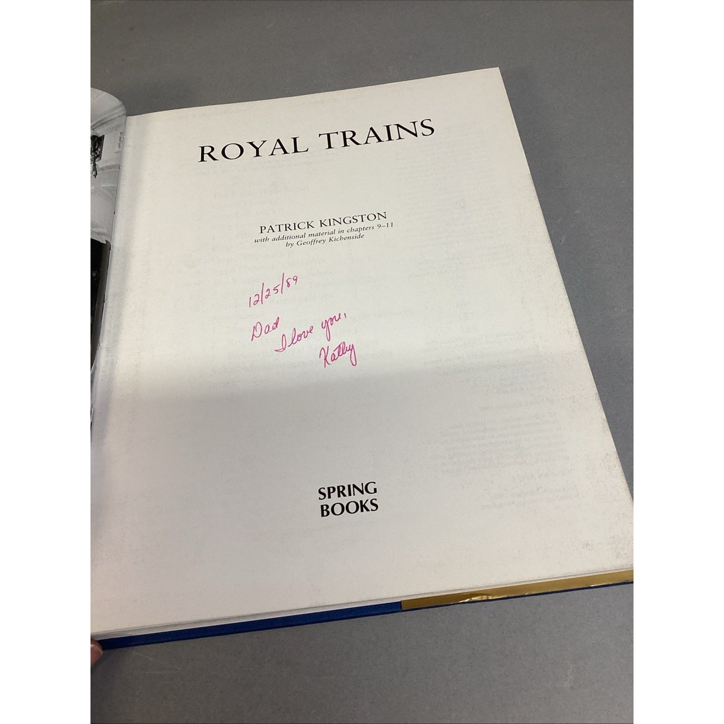 Royal Trains by Patrick Kingston - Complete With Stunning Photographs