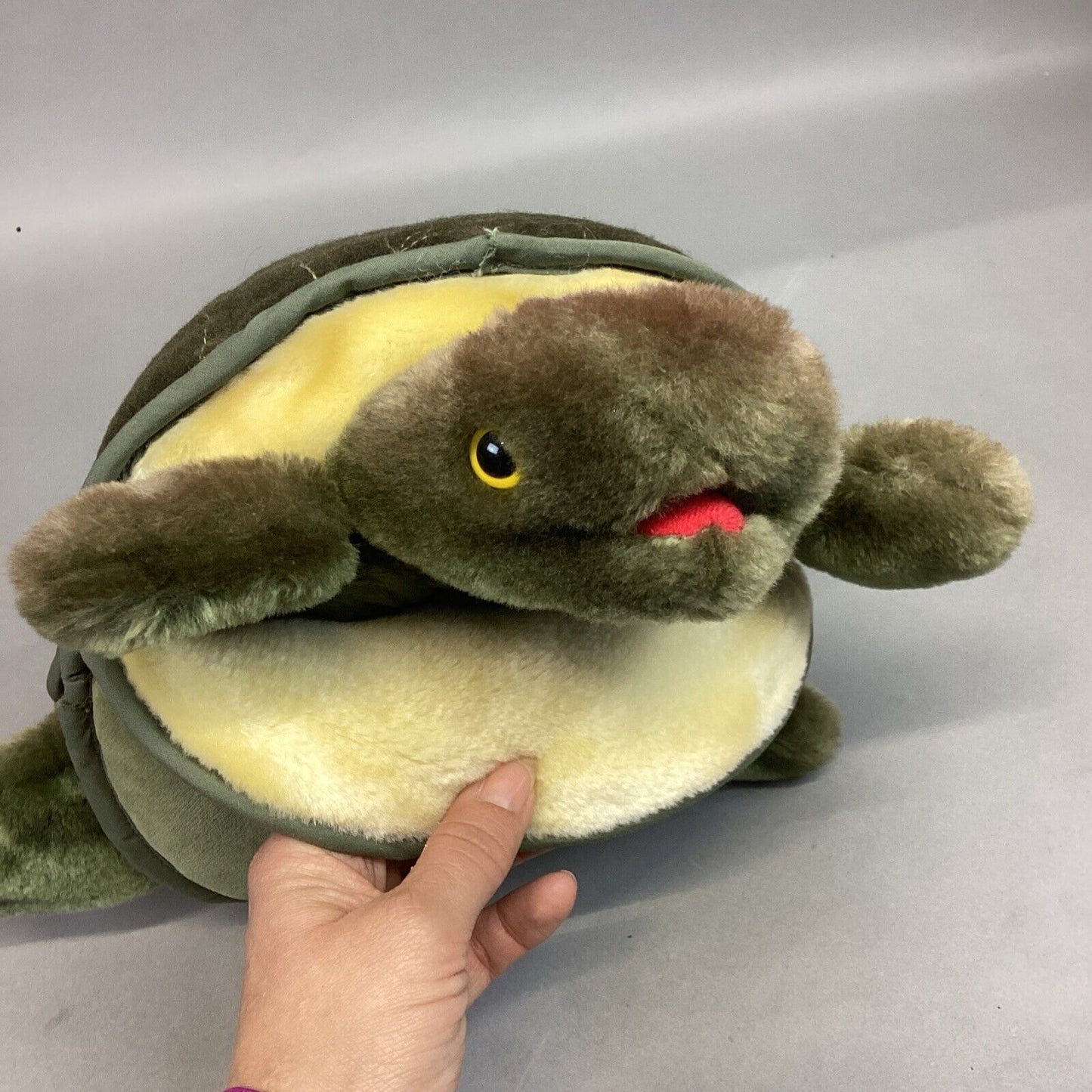 Folkmanis Decorative Plush Turtle Tortoise Hand Puppet - 14”