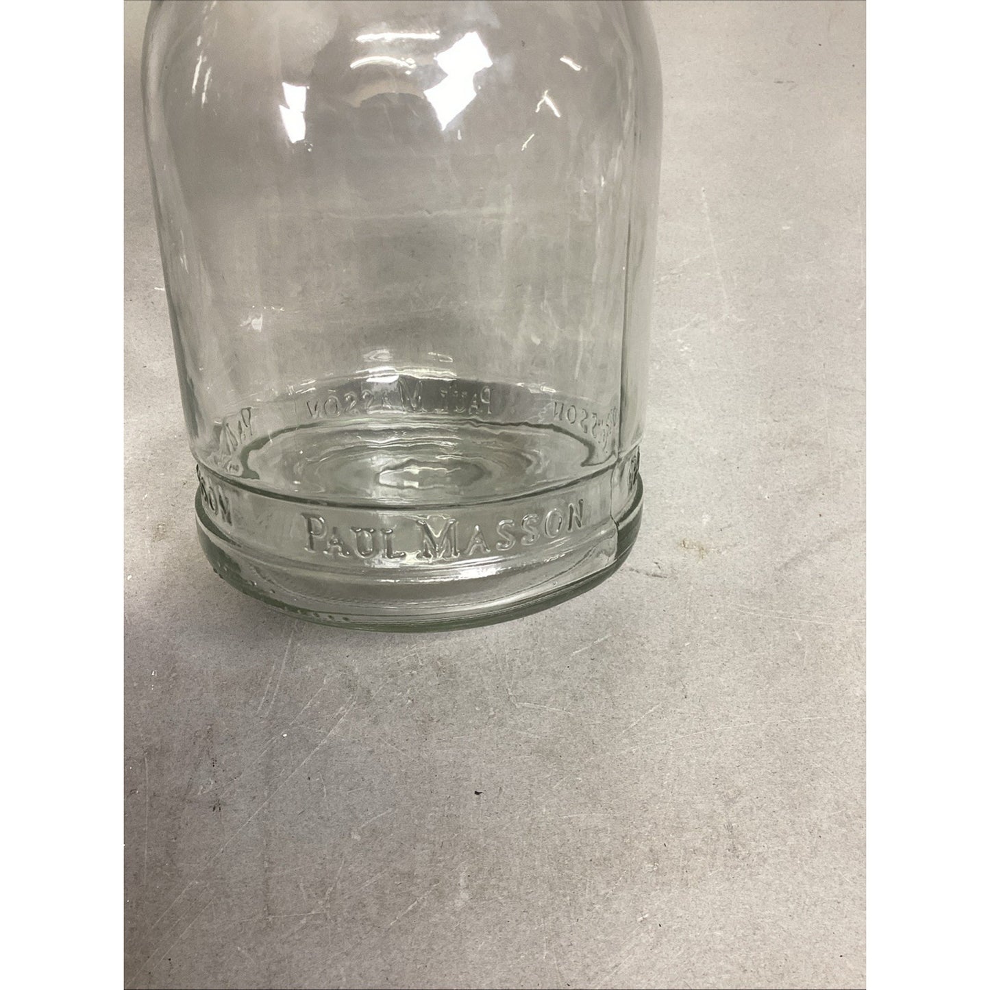 Set Of 2 Paul Masson Glass Carafe Wine Bottles - Since 1852
