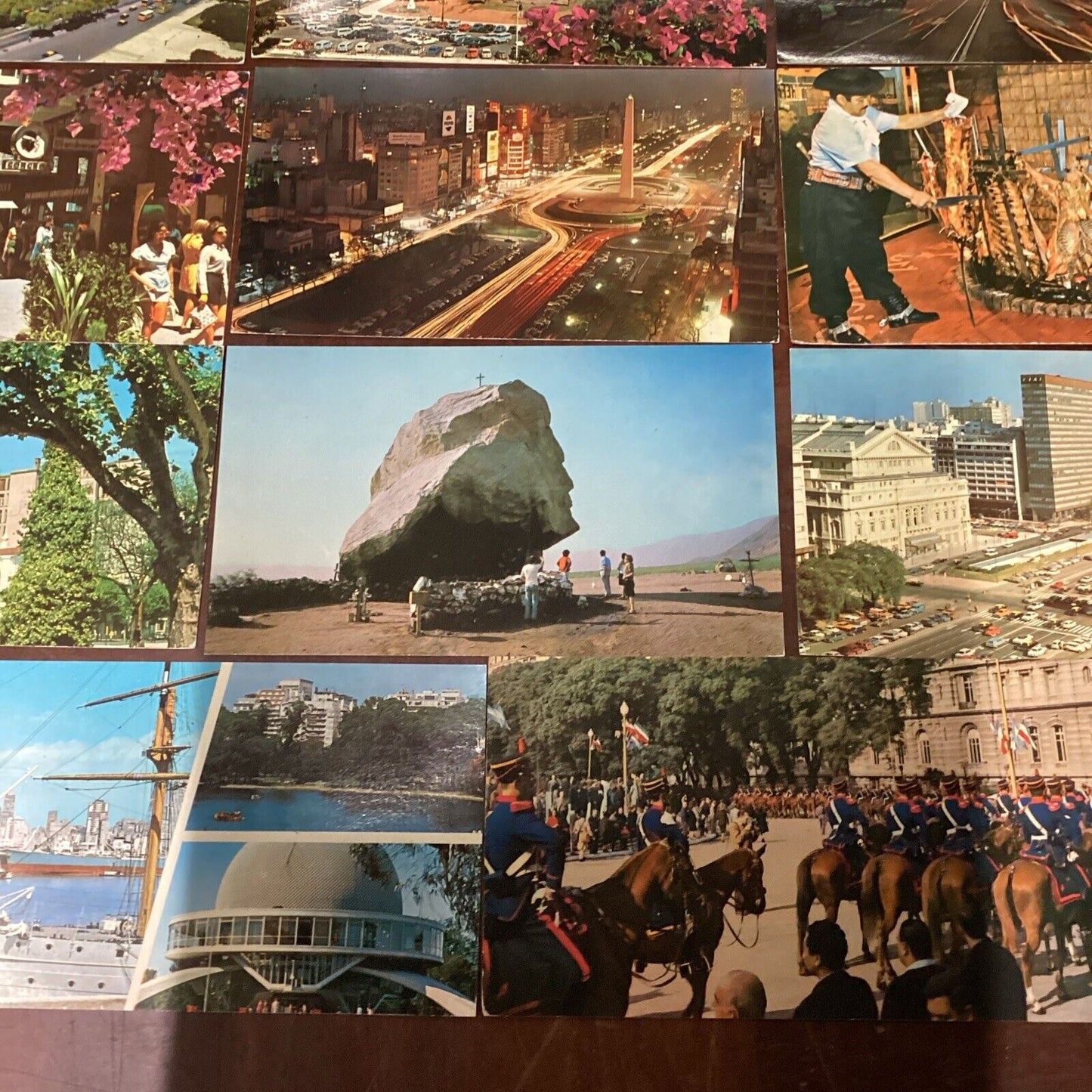 Vintage Lot Of 14 Buenos Aires Argentina Post Cards