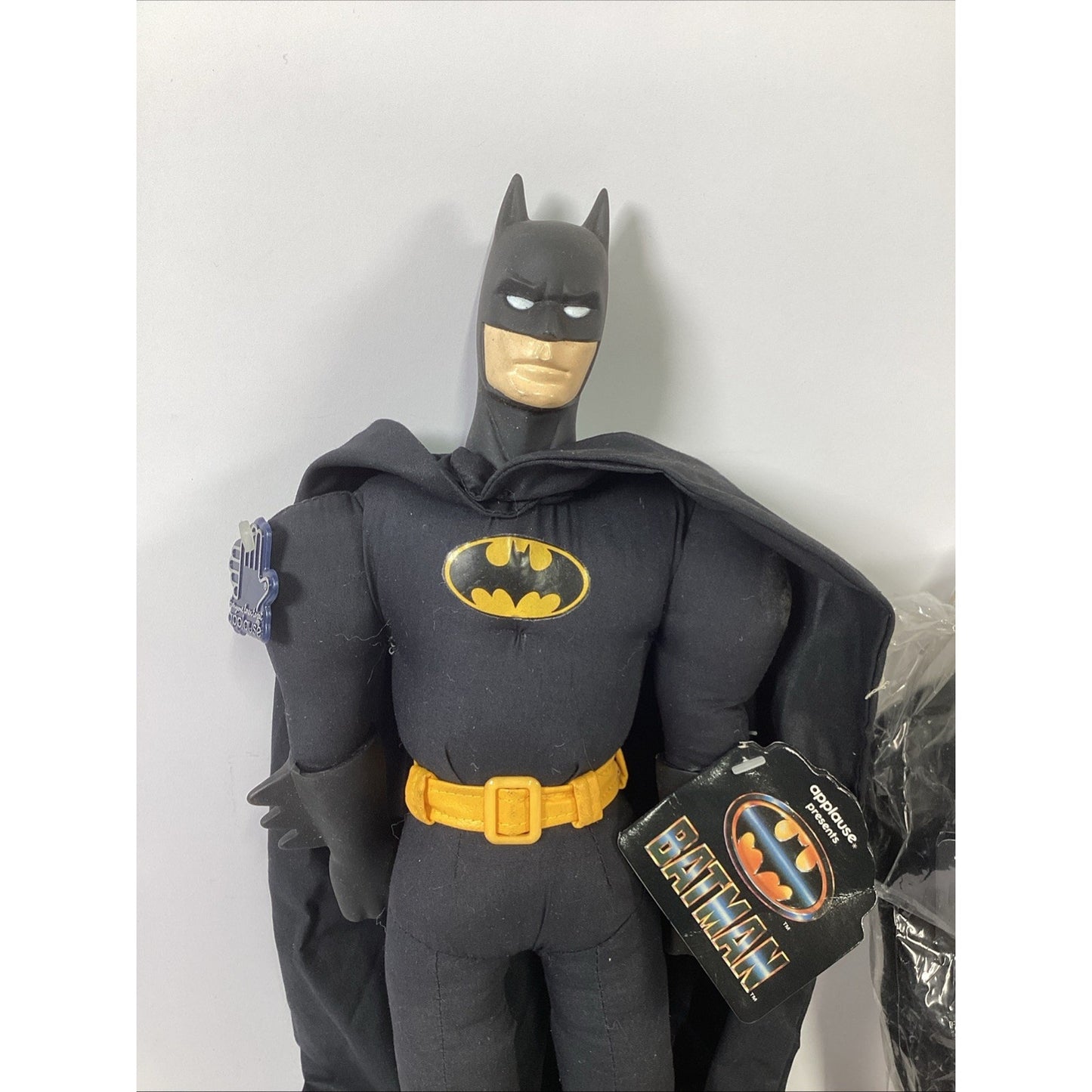 Lot of 2 Vintage 1989 NOS Batman Figures -15.5” Batman Plush & 11” Action Figure