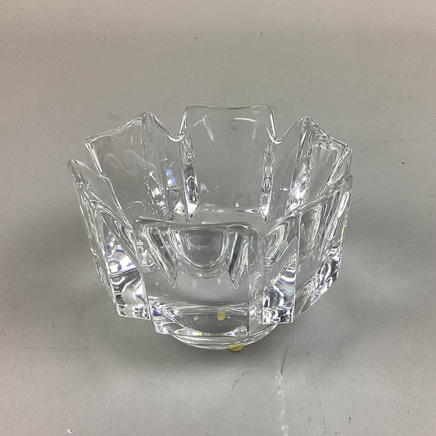 Vintage Orrefors Swedish Crystal Glass Bowl/Candy Dish