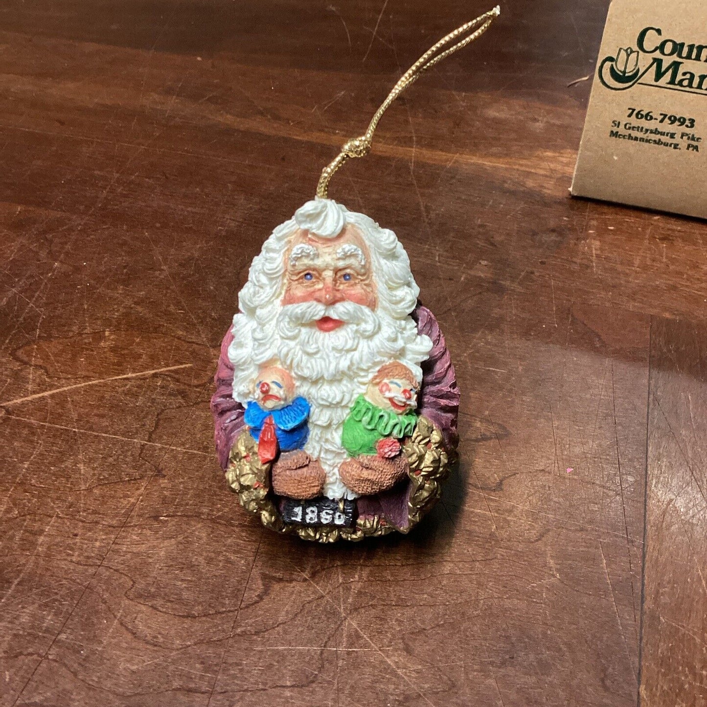 Roman - American Santas Through the Decades Ornament 1860 Roly Poly Santa