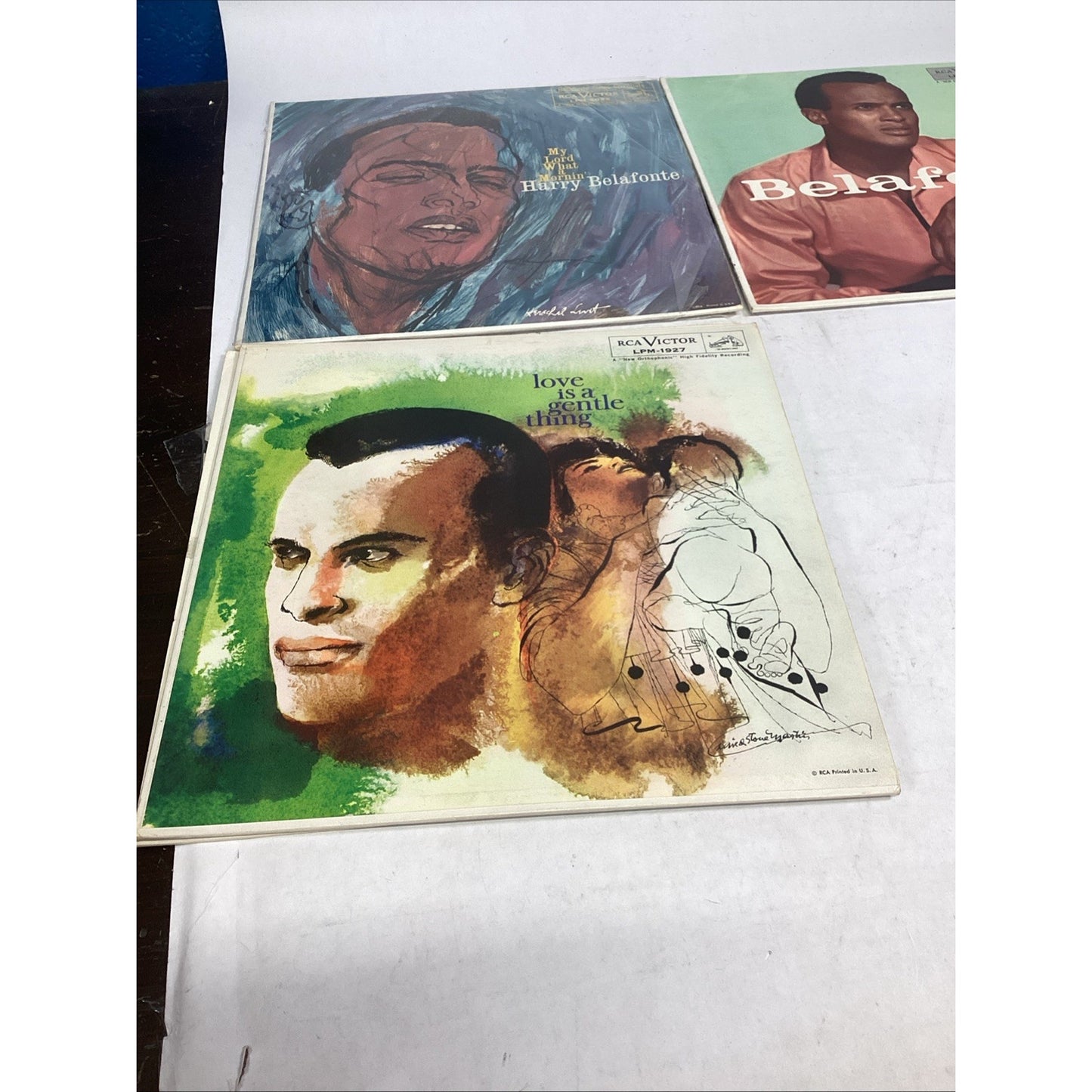 Lot Of 4 Harry Belafonte Vinyl Records
