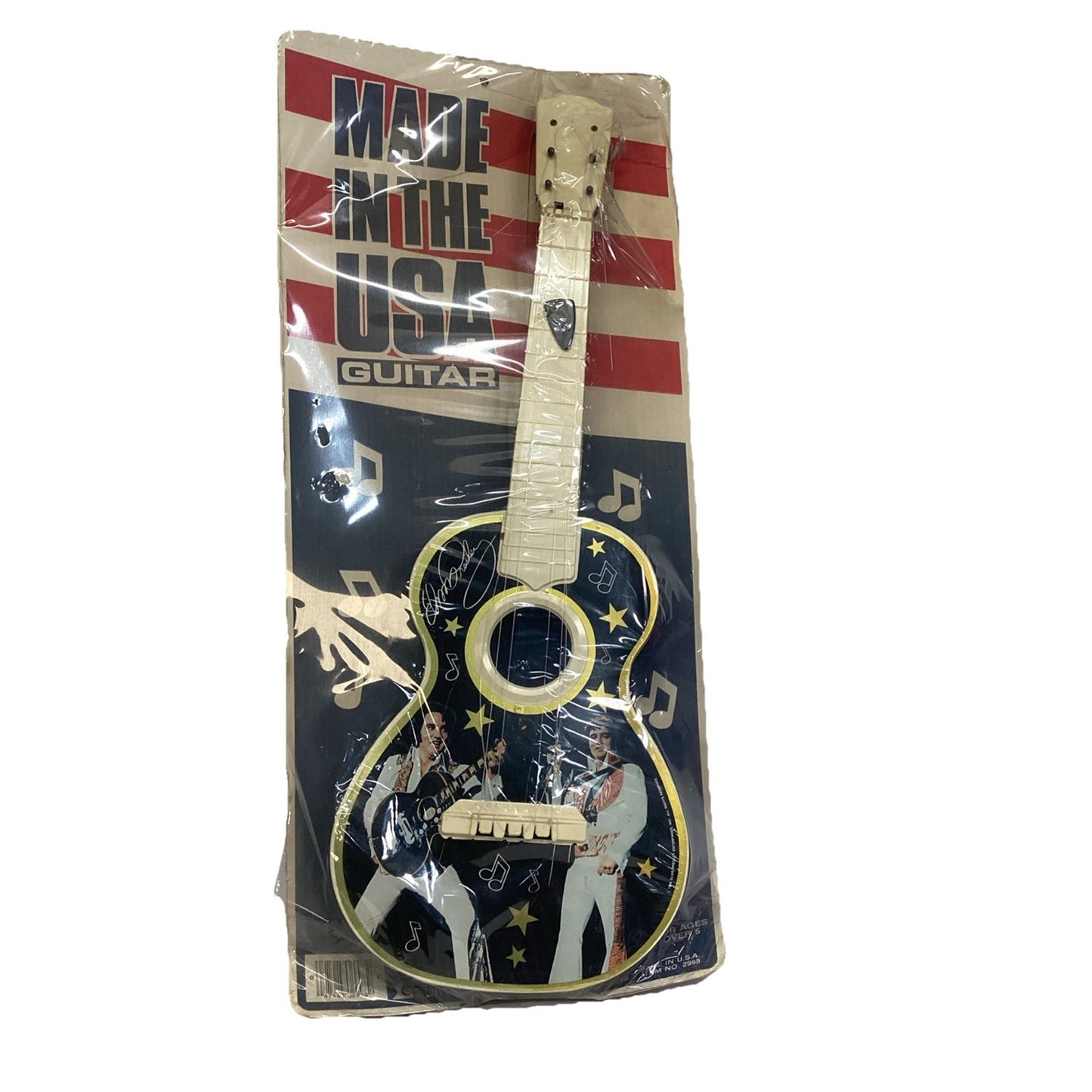 ELVIS PRESLEY TOY GUITAR LAPIN 1984 - NOS