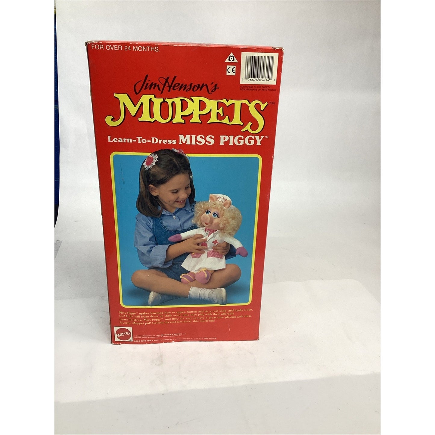 Jim Henson's Muppets Learn To Dress Miss Piggy Nurse Doll - Sealed