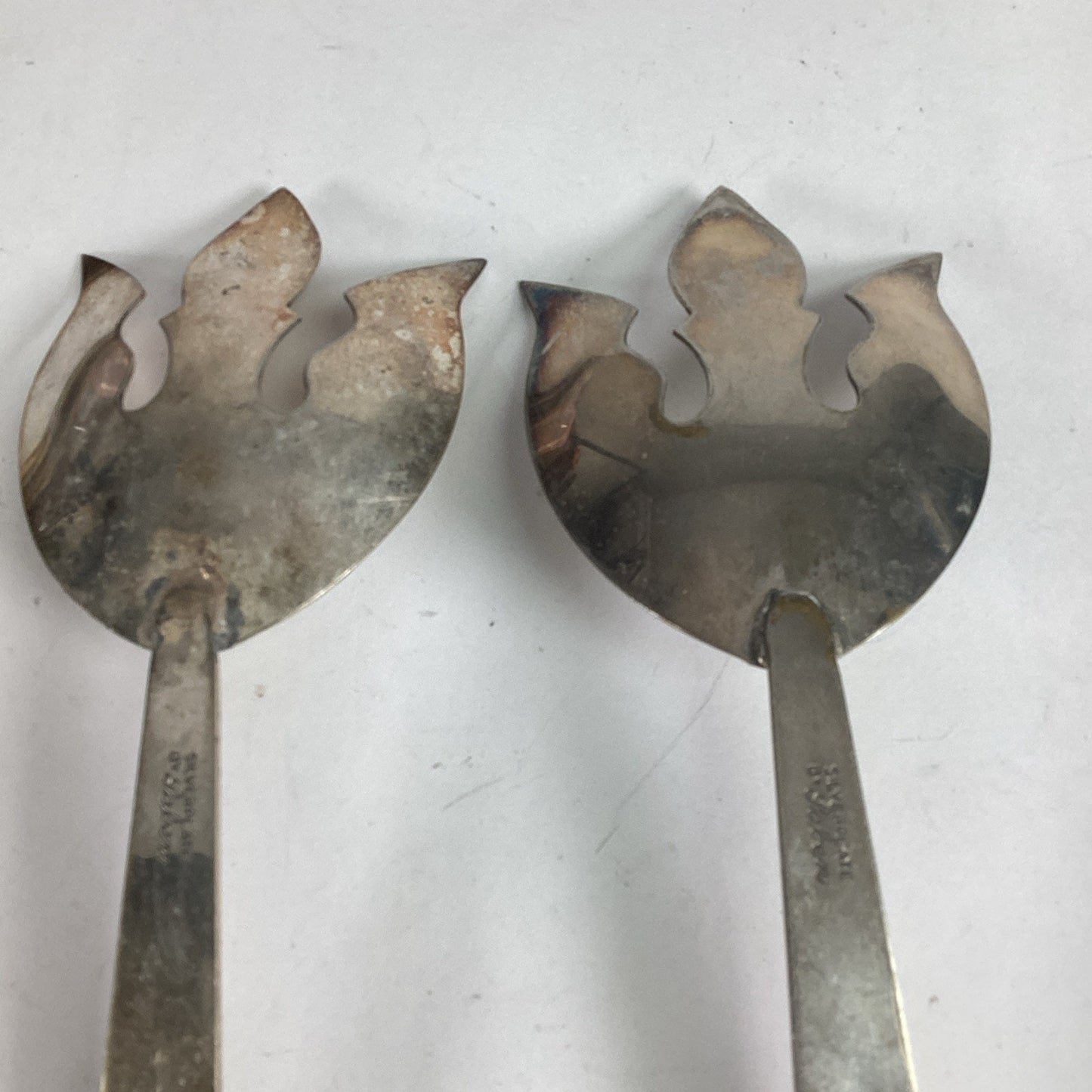 Set Of 2 Saben Silverplate Salad Forks