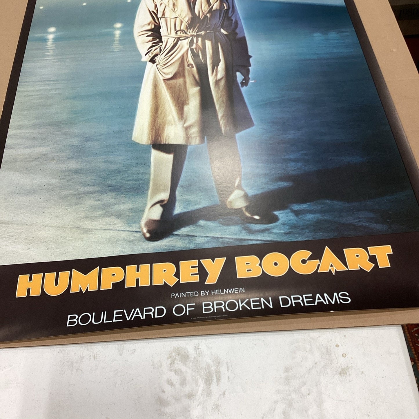 Humphrey Bogart - Boulevard Of Broken Dreams Poster - 47x33”