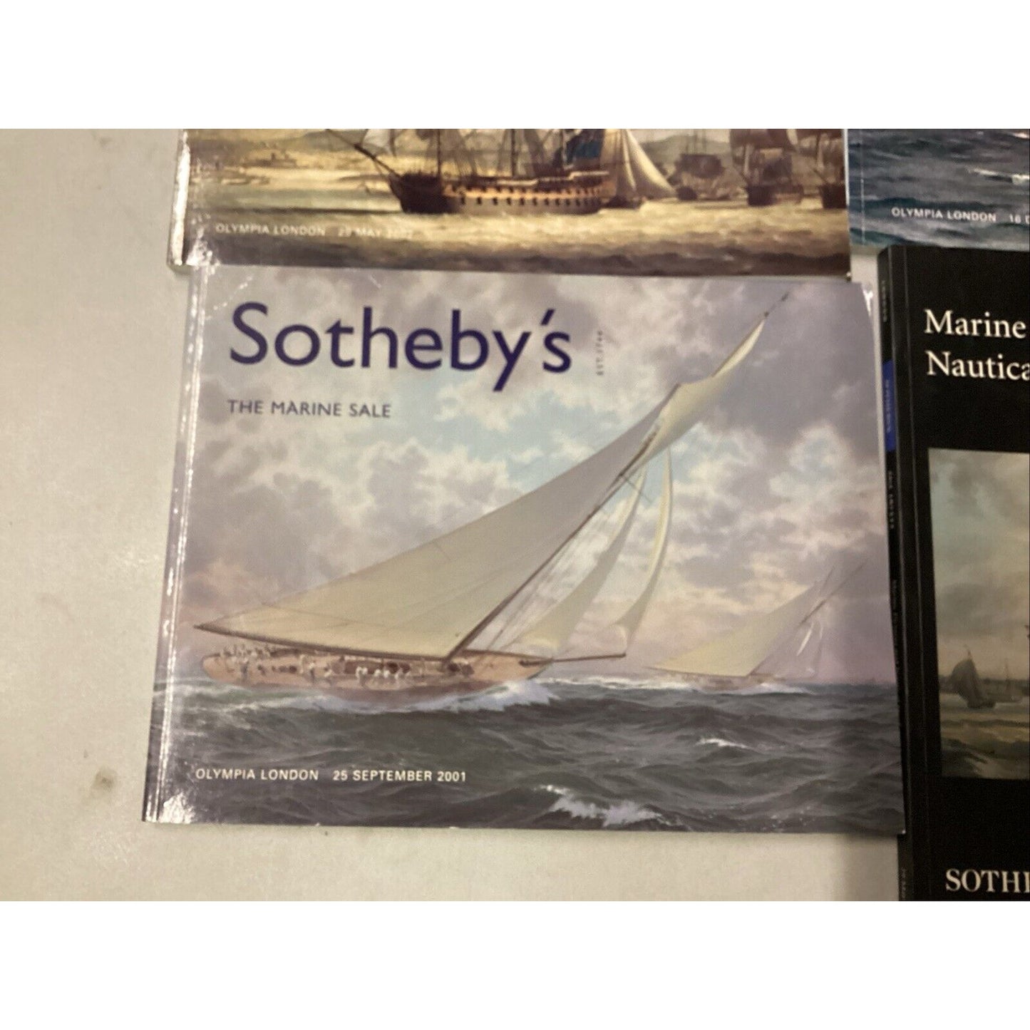 Lot Of 4 - Sotheby’s The Marine Sale & Marine Pics & Nautical Works Of Art Books