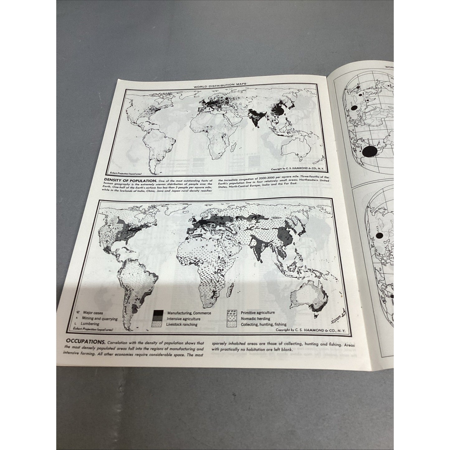 Hammond Deluxe Map Library - US, The World, South America, Asia, Europe, Canada