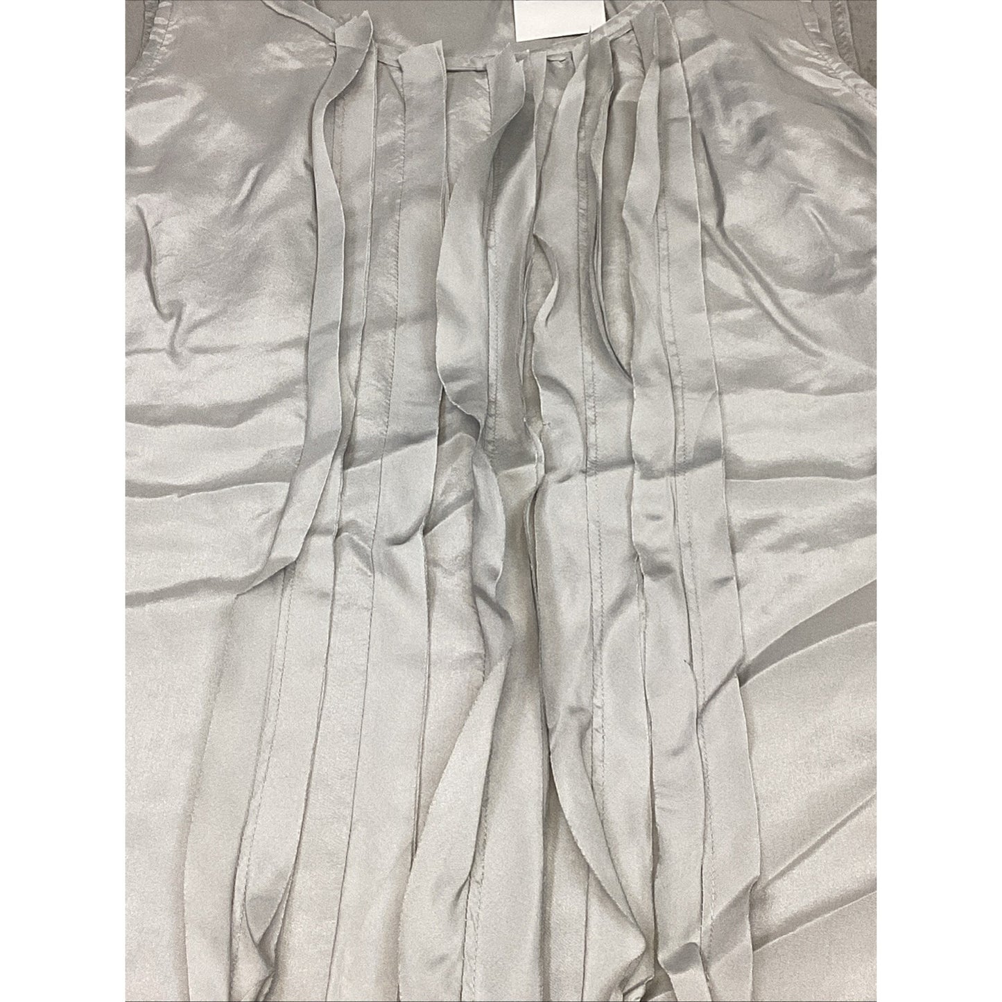 J. Crew 100% Silk Women’s Gray Sleeveless Tank Top - Size 8 - NWT