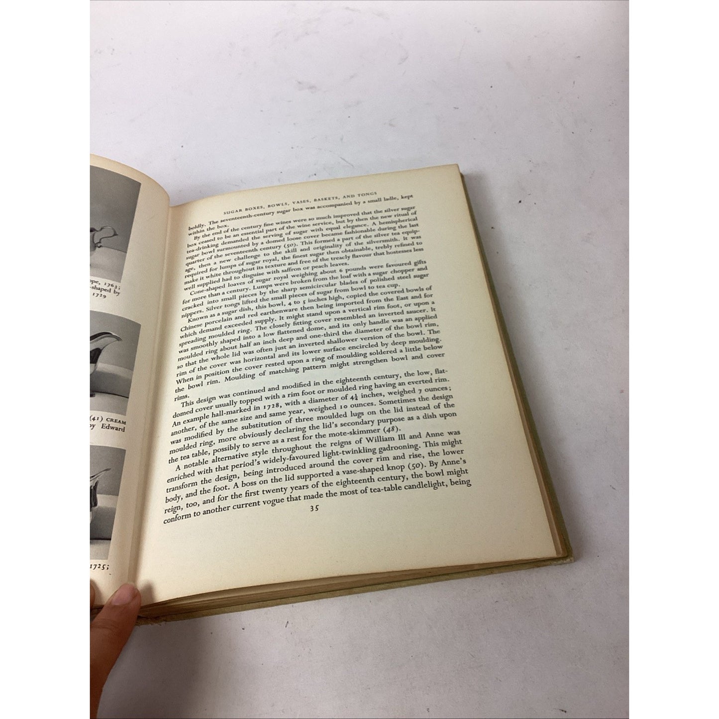 SMALL ANTIQUE SILVERWARE BY BERNARD HUGHES - ILLUSTRATED - 1957 - First Edition