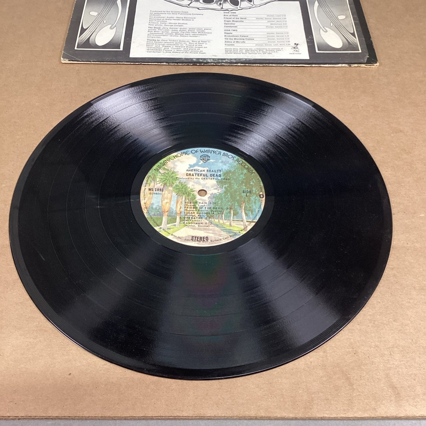 Grateful Dead American Beauty Original Green Label - 1970